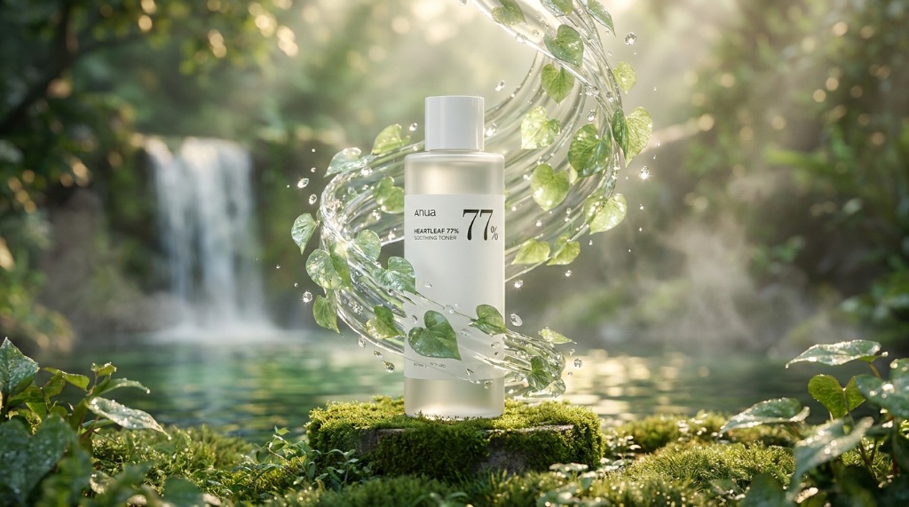 Anua Swirling Leaves Campaign Poster