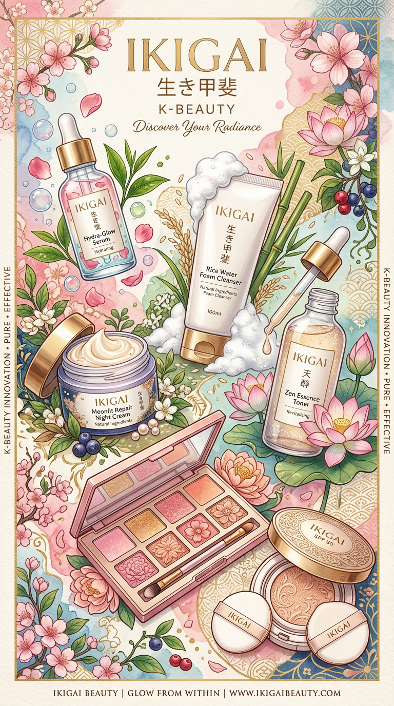 Ikigai K-Beauty Campaign Design
